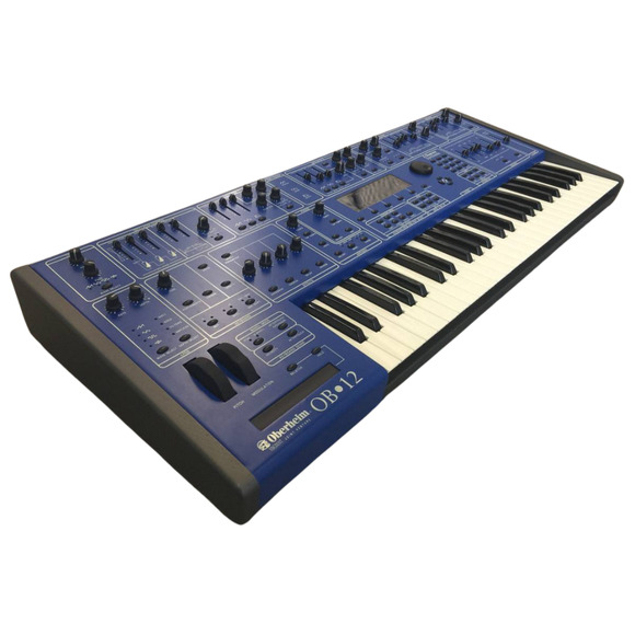 Rare Oberheim OB12 OB-12 Blue Keyboard Synthesizer Excellent w/ Latest Firmware - Picture 2 of 5